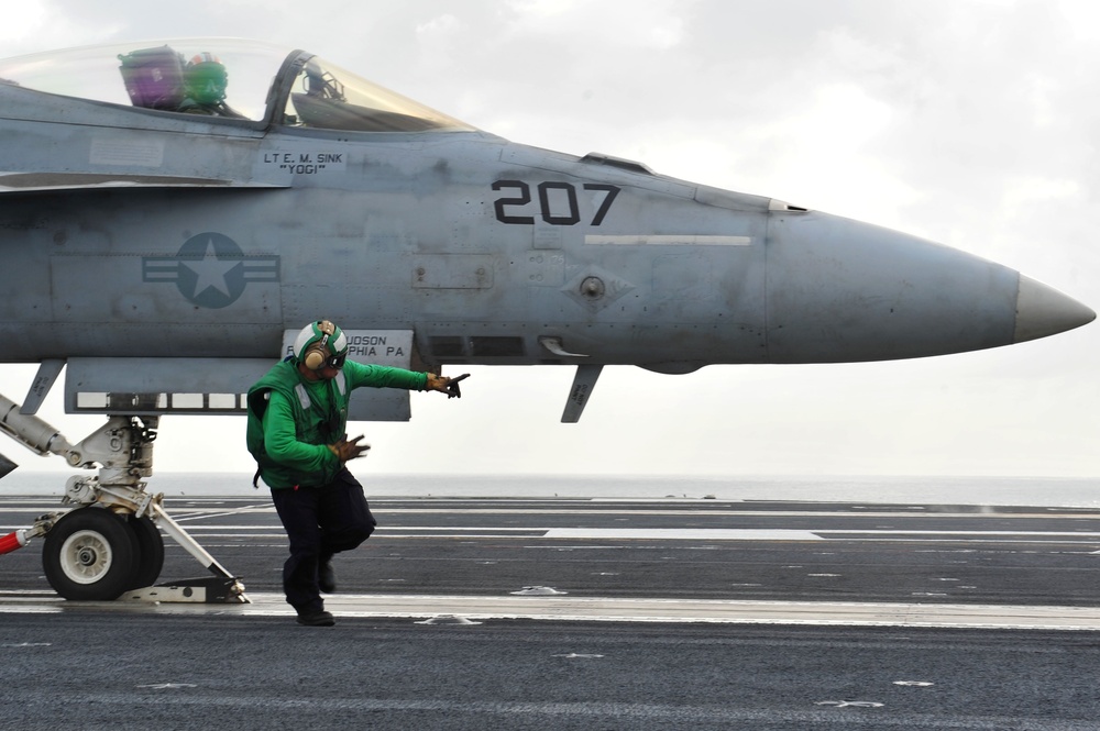 USS Ronald Reagan flight operations