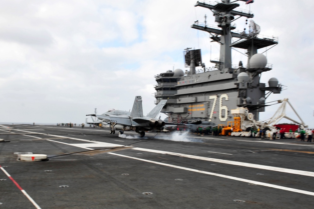 USS Ronald Reagan flight operations