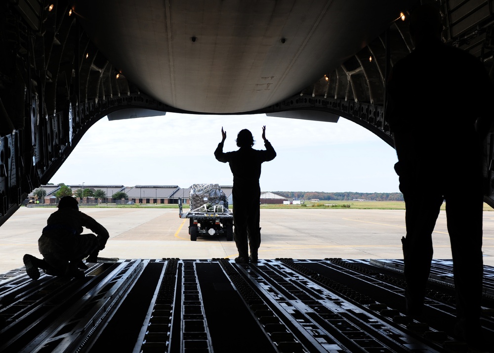 71st Aerial Port Squadron conducts cargo loading exercise