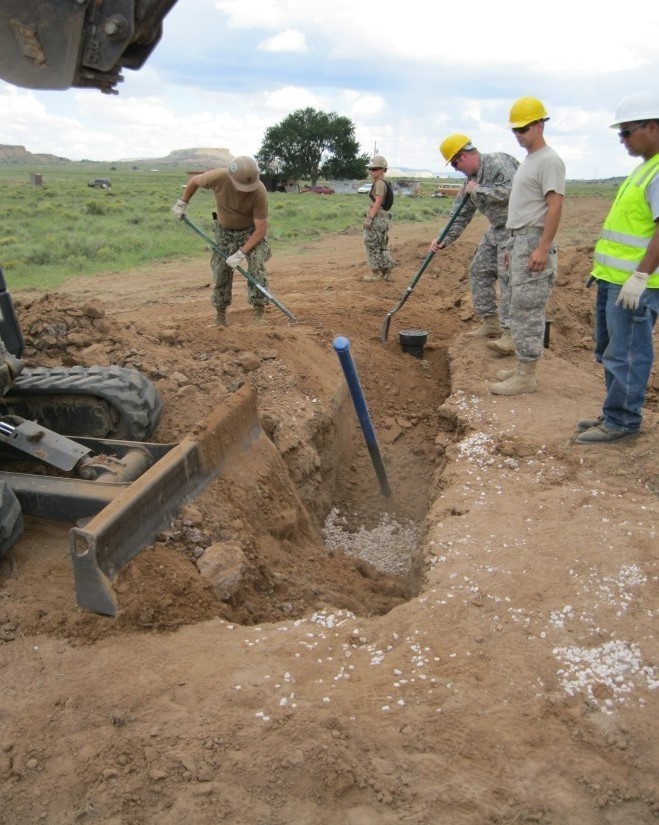 Military engineers helps build homes for Navajo Nation