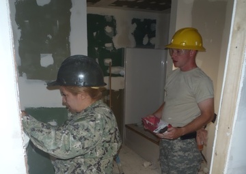Military engineers helps build homes for Navajo Nation
