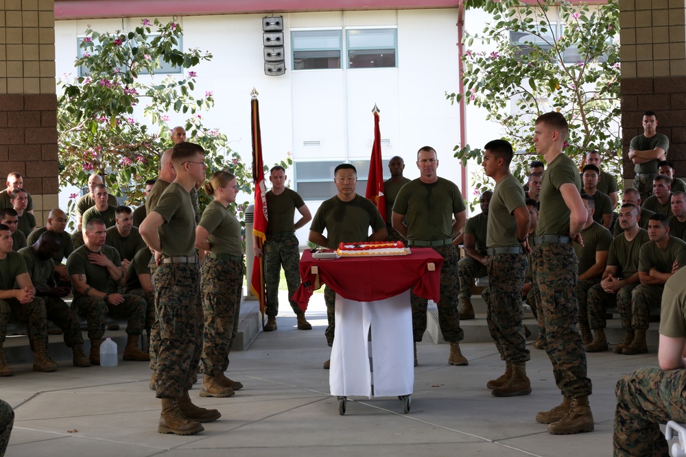 I MEF (Fwd) Marines celebrate Marine Corps Birthday with run, ceremony