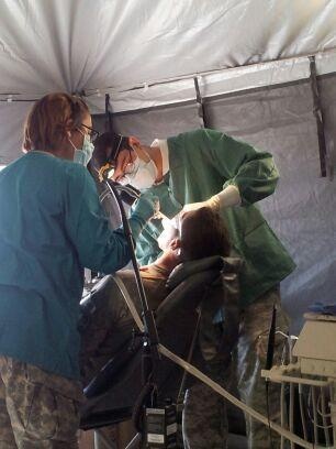 Dental team keeps soldiers smiling in the field