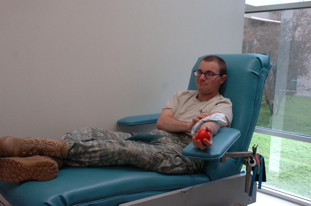 Cav troopers donate blood, help fellow soldiers