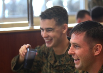 2nd MLG Commander, staff serve lunch for Marine Corps’ birthday