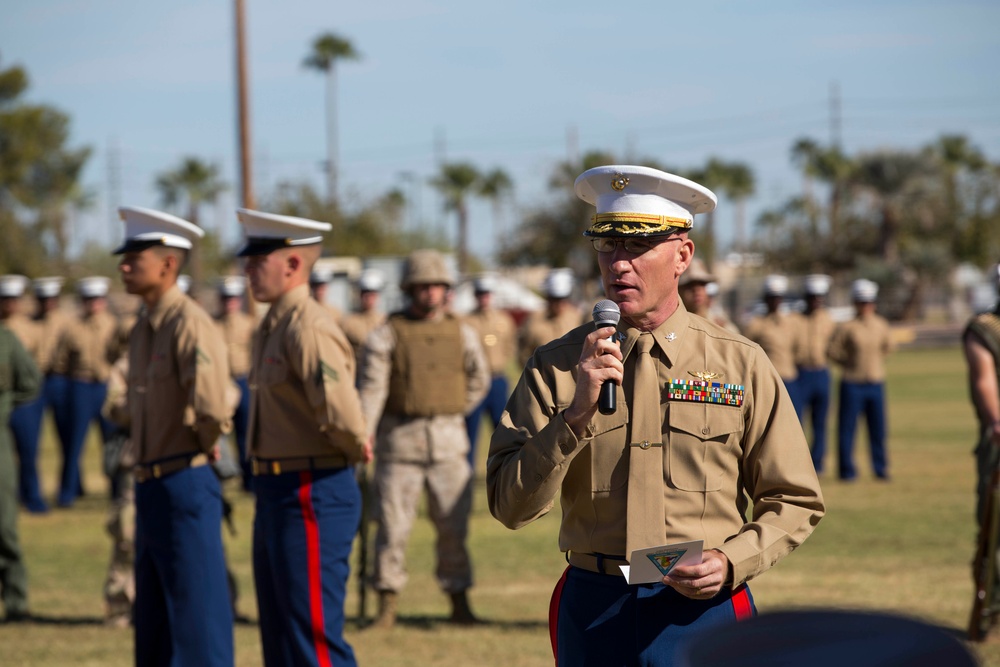 MCAS Yuma Marines celebrate 238 years of Corps' history