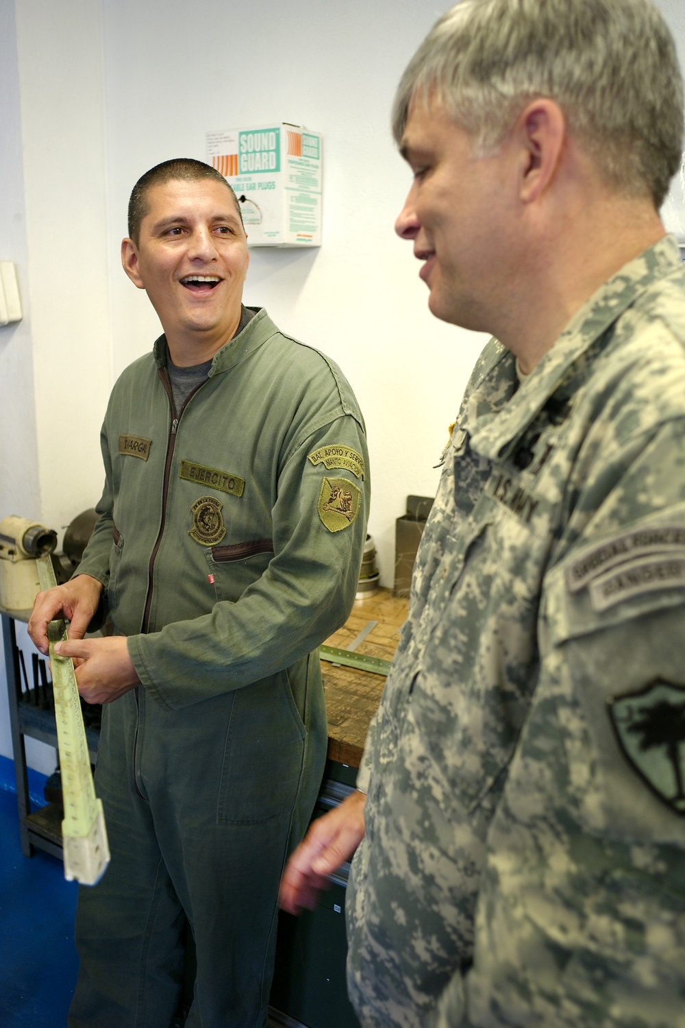 South Carolina National Guard team visits Colombian Army aviation-maintenance facility