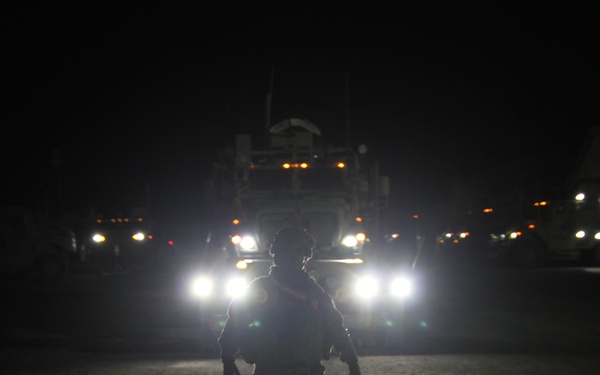 1113th Transportation Company rolls out to Tarin-Kwot