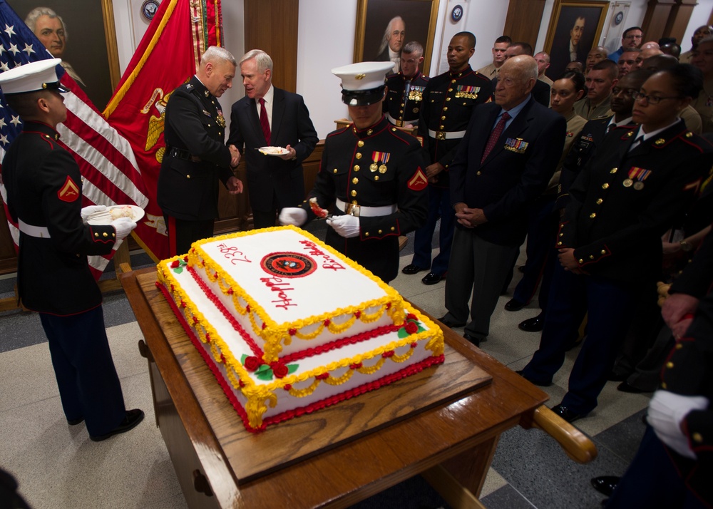 Celebrating Marine Corps birthday