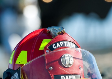 Fire training at Dover AFB