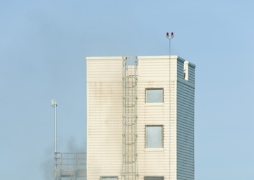Fire training at Dover AFB