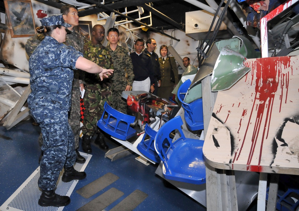 Damaged berthing compartment