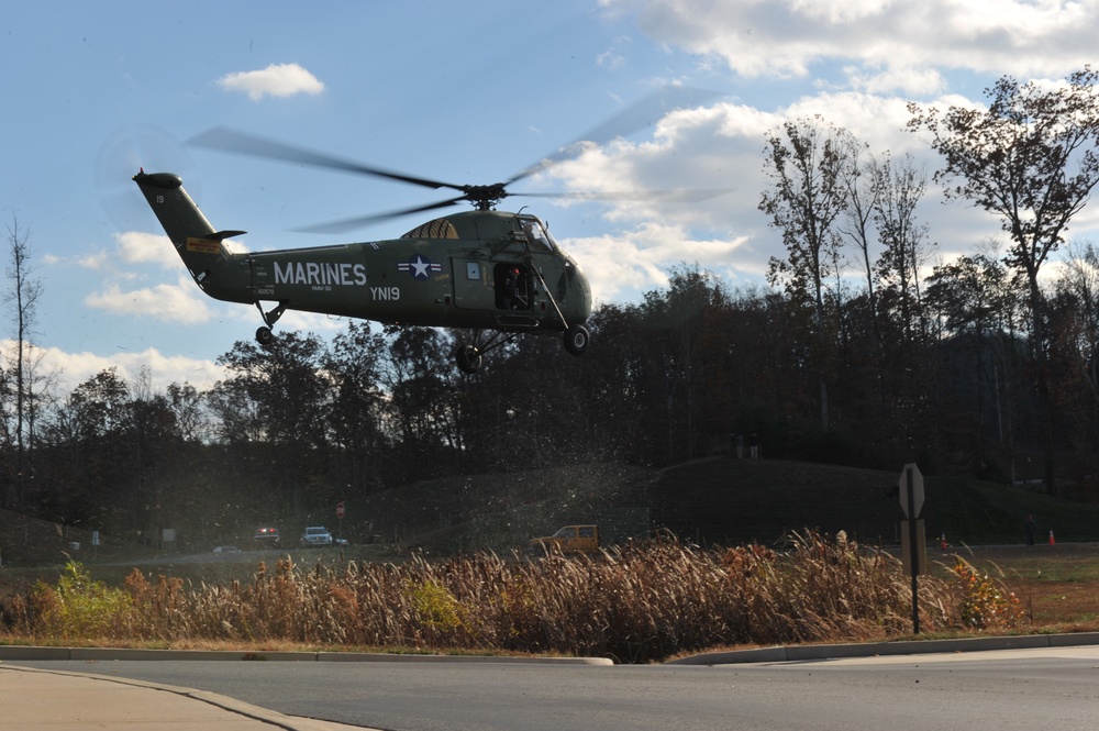 Sikorsky UH-34D Arrives at National Museum of the Marine Corps