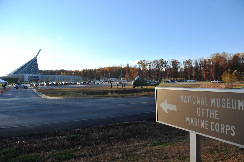 Sikorsky UH-34D Arrives at National Museum of the Marine Corps