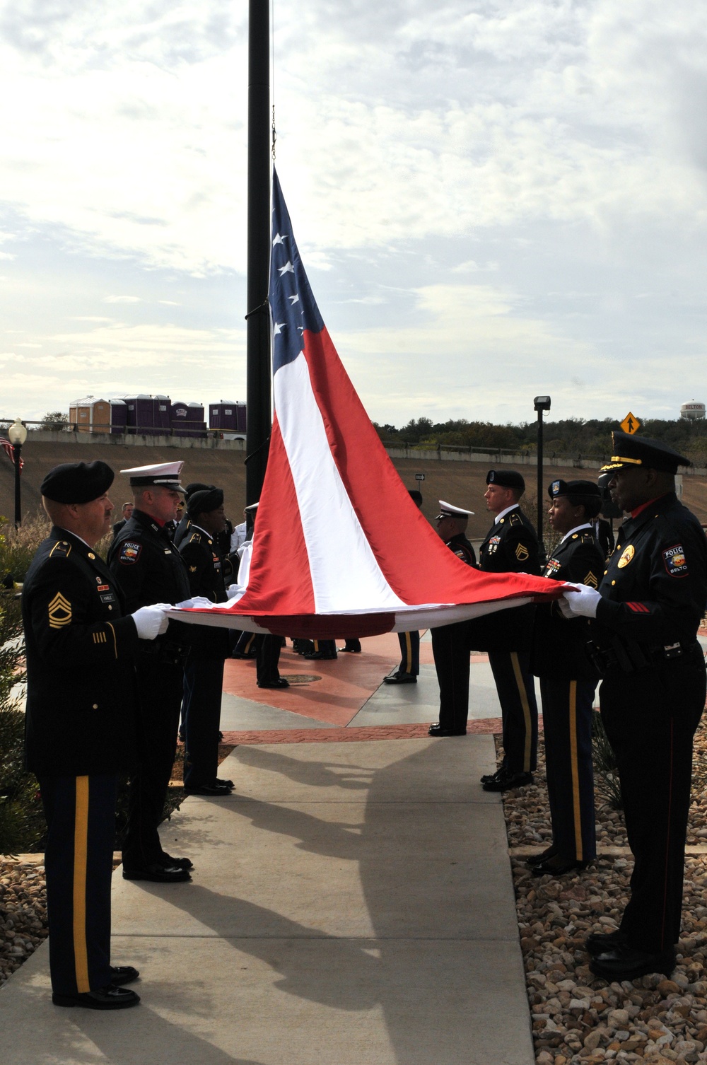 Providers participate in Patriot Plaza rededication, receive surprise gift