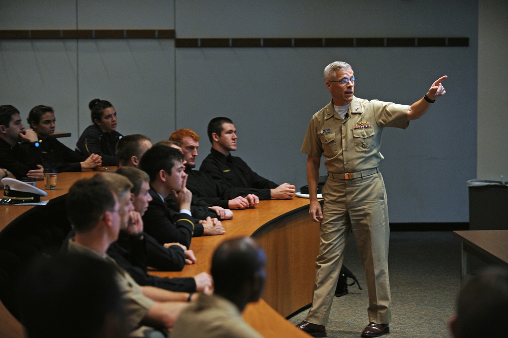 Lecture in Rickover Hall