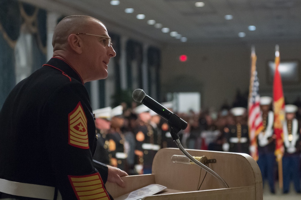 SEAC attends MARDET Dam Neck Marine Corps Ball