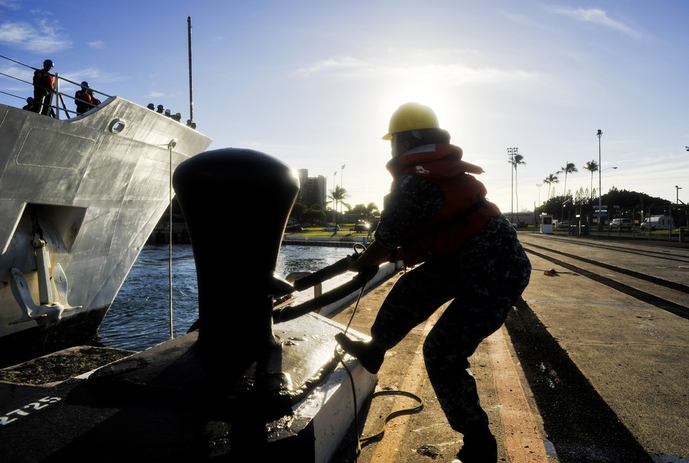 Somudra Joy arrives at Pearl Harbor