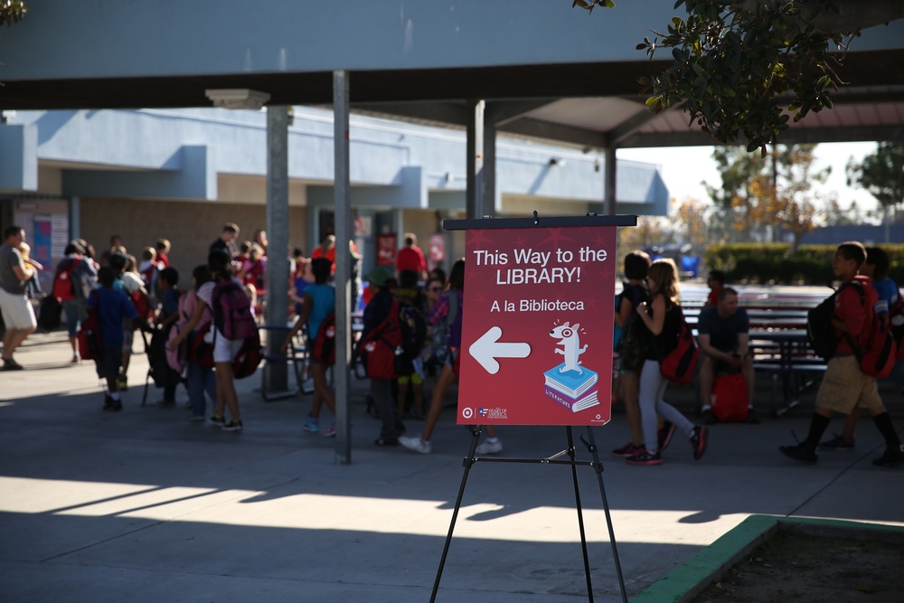 Hancock Elementary School unveils new library