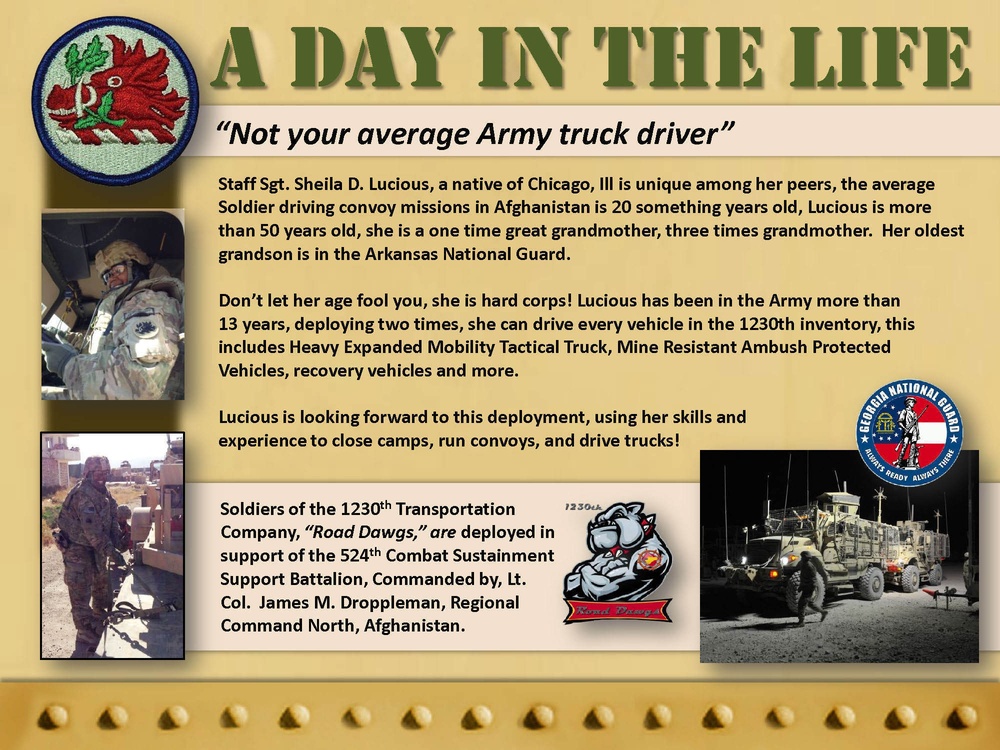 Not your average Army truck driver