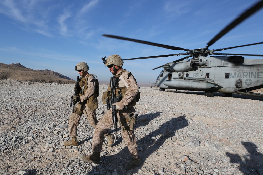 Sergeant Major Berry visits RC(SW) FOBS in Helmand Province