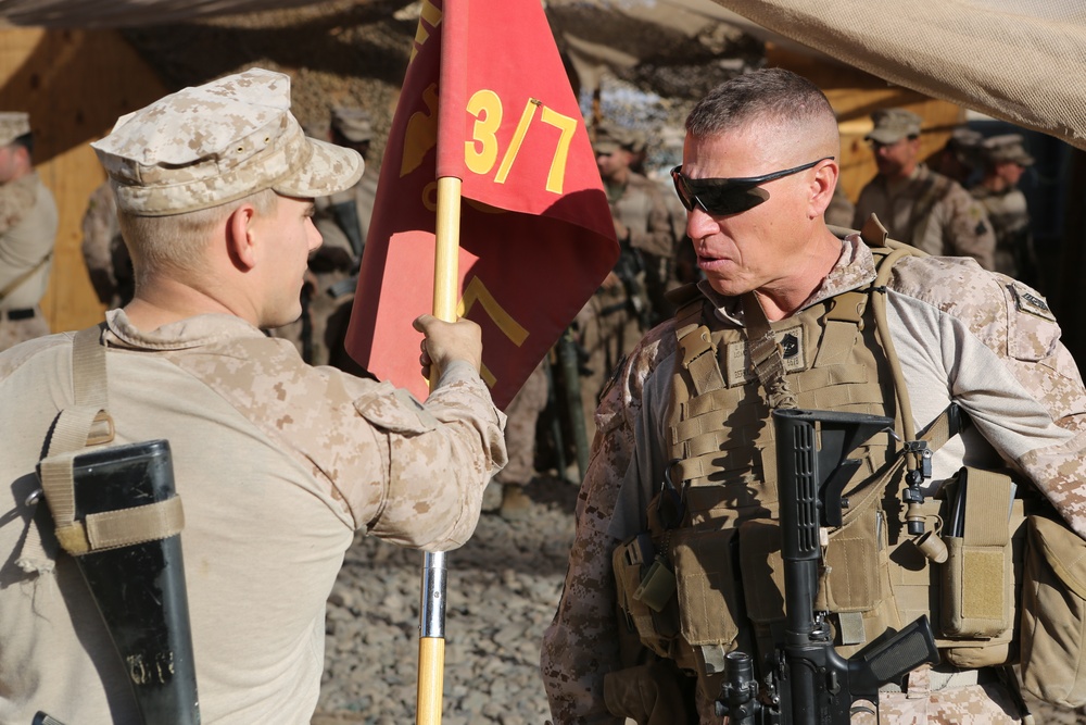Sergeant Major Berry visits RC(SW) FOBS in Helmand Province