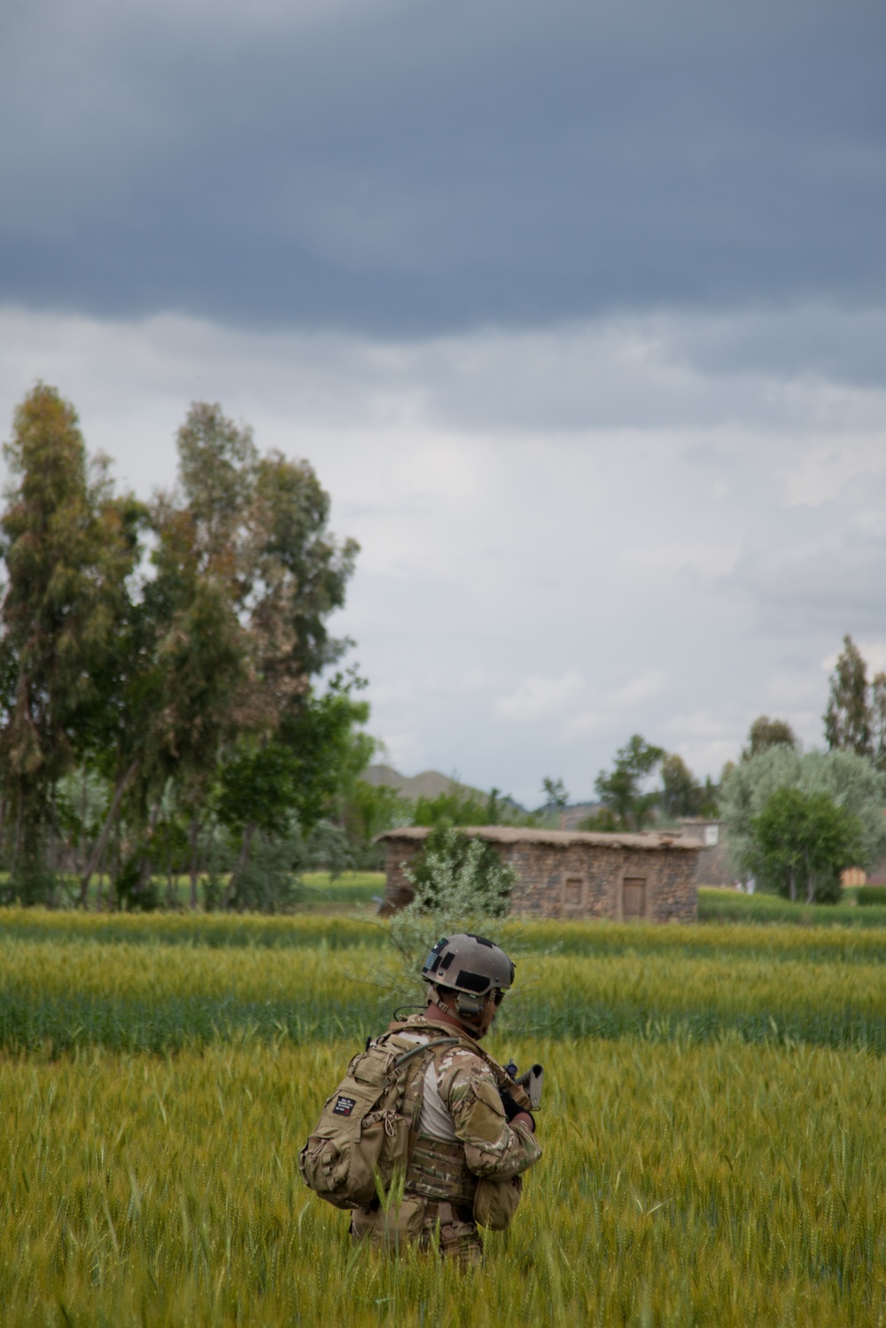 Afghan Security Forces lead patrol