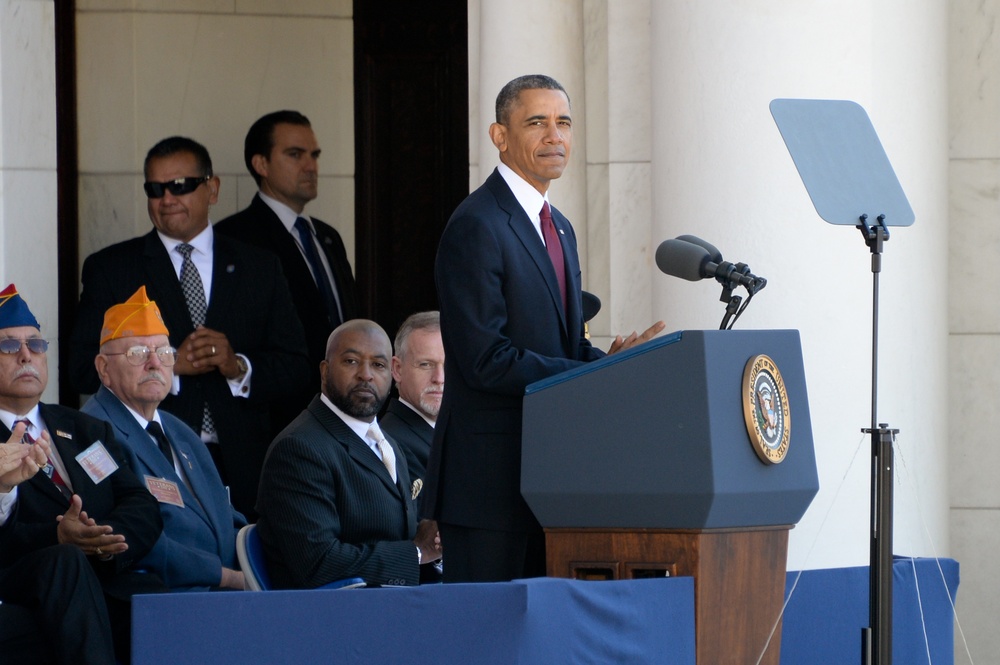 President Barack Obama Veterans Day Ceremony