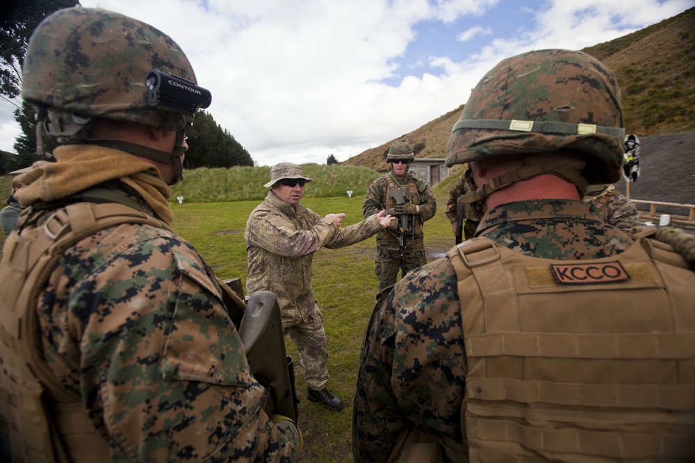 Personal Protection Team of SK13 puts rounds down range