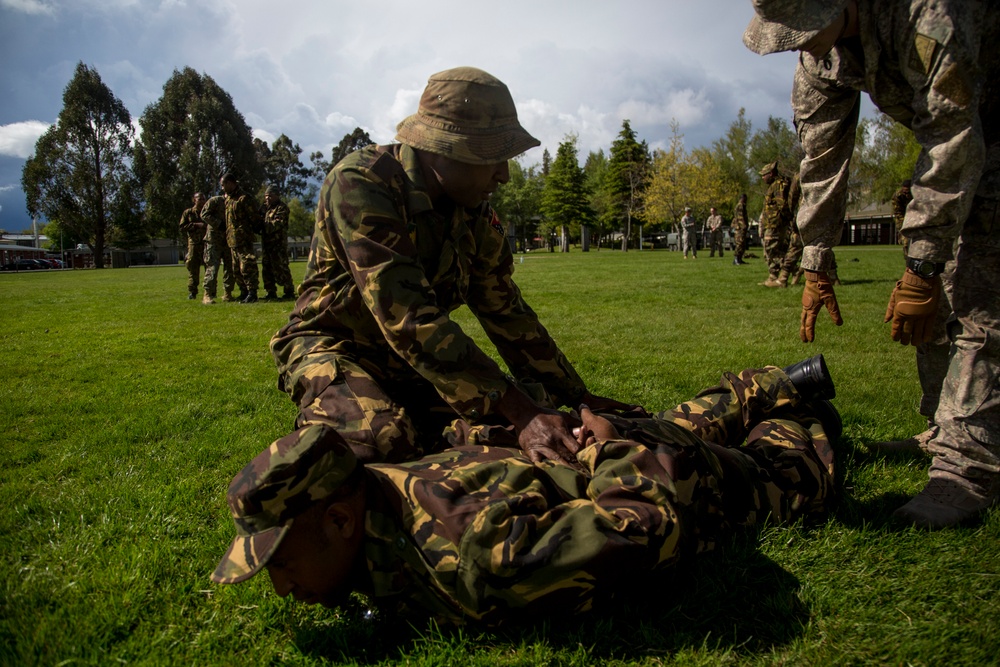 Marine MPs train with Tongan, Papua New Guinean soldiers