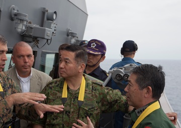 Osprey lands on JMSDF ship for first time in Asia-Pacific