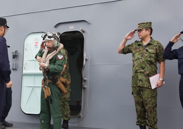Osprey lands on JMSDF ship for first time in Asia-Pacific