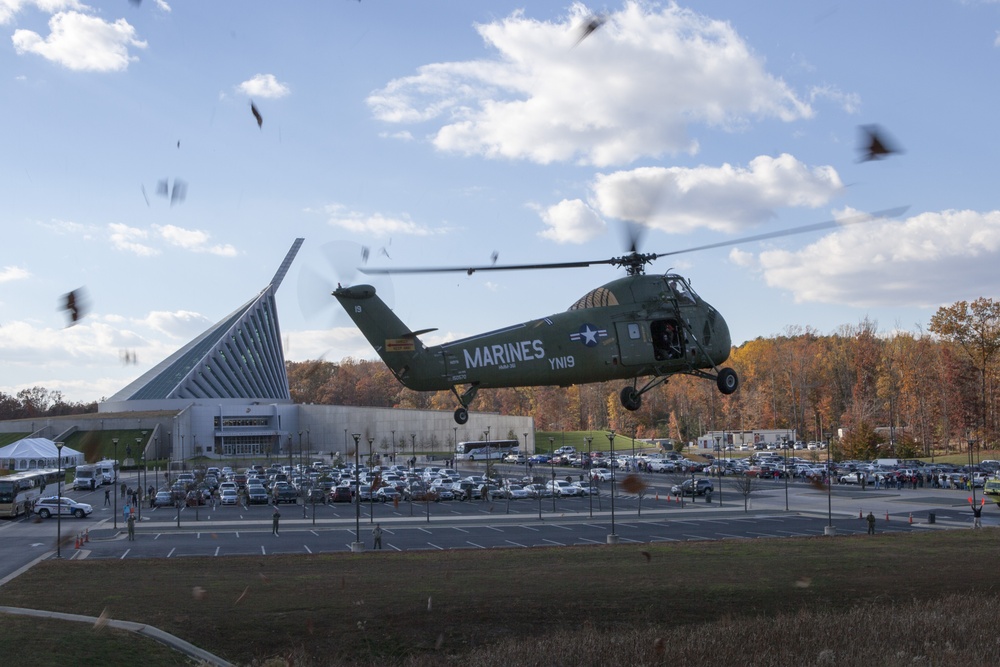 Sikorsky UH-34D Arrives at National Museum of the Marine Corps