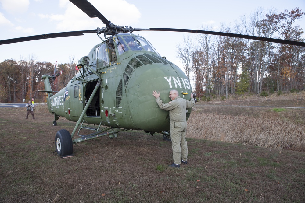 Sikorsky UH-34D Arrives at National Museum of the Marine Corps