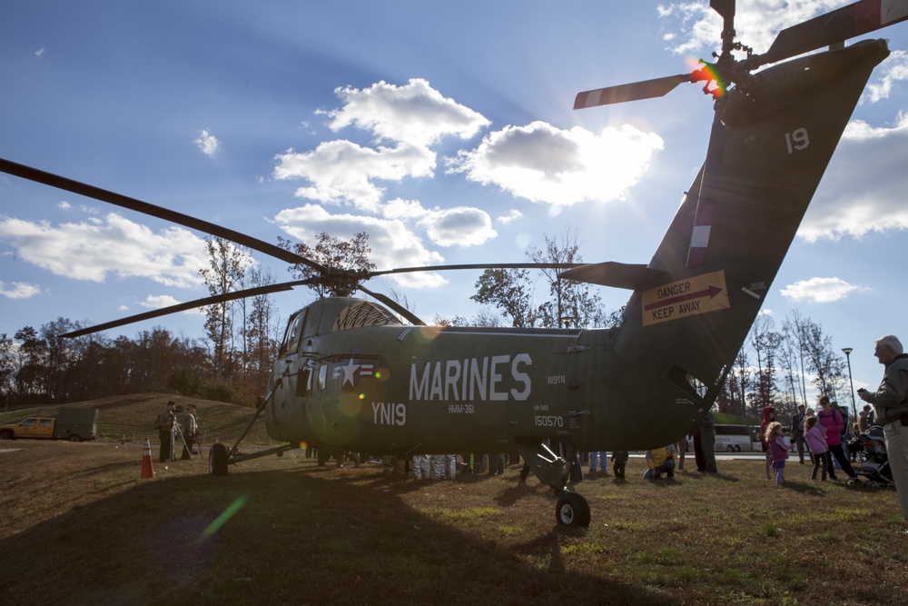 Sikorsky UH-34D Arrives at National Museum of the Marine Corps