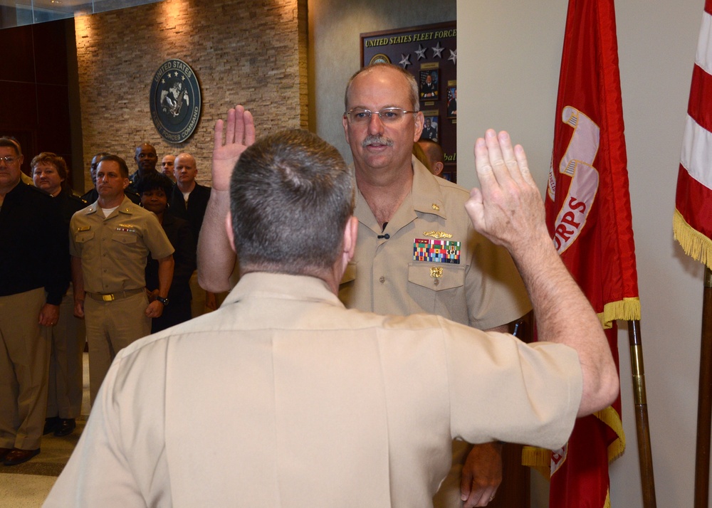 RDML Bruce L. Gillingham promotion