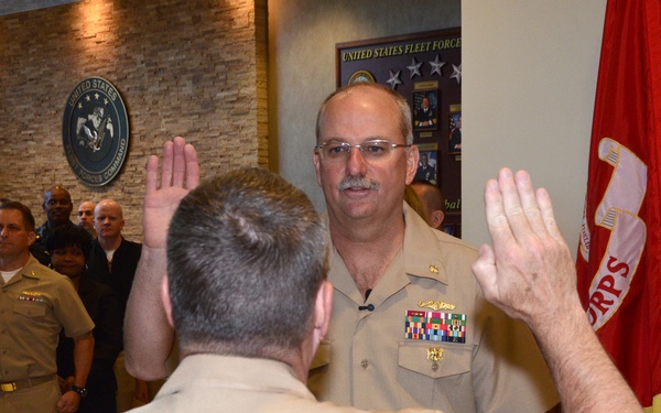 RDML Bruce L. Gillingham promotion