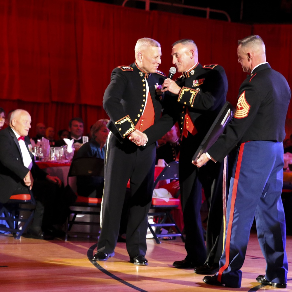 Division Marines celebrate 238 years of tradition