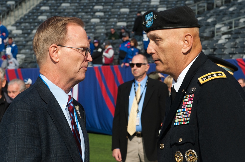 US Army Chief of Staff attends Salute to Services at MetLife Stadium