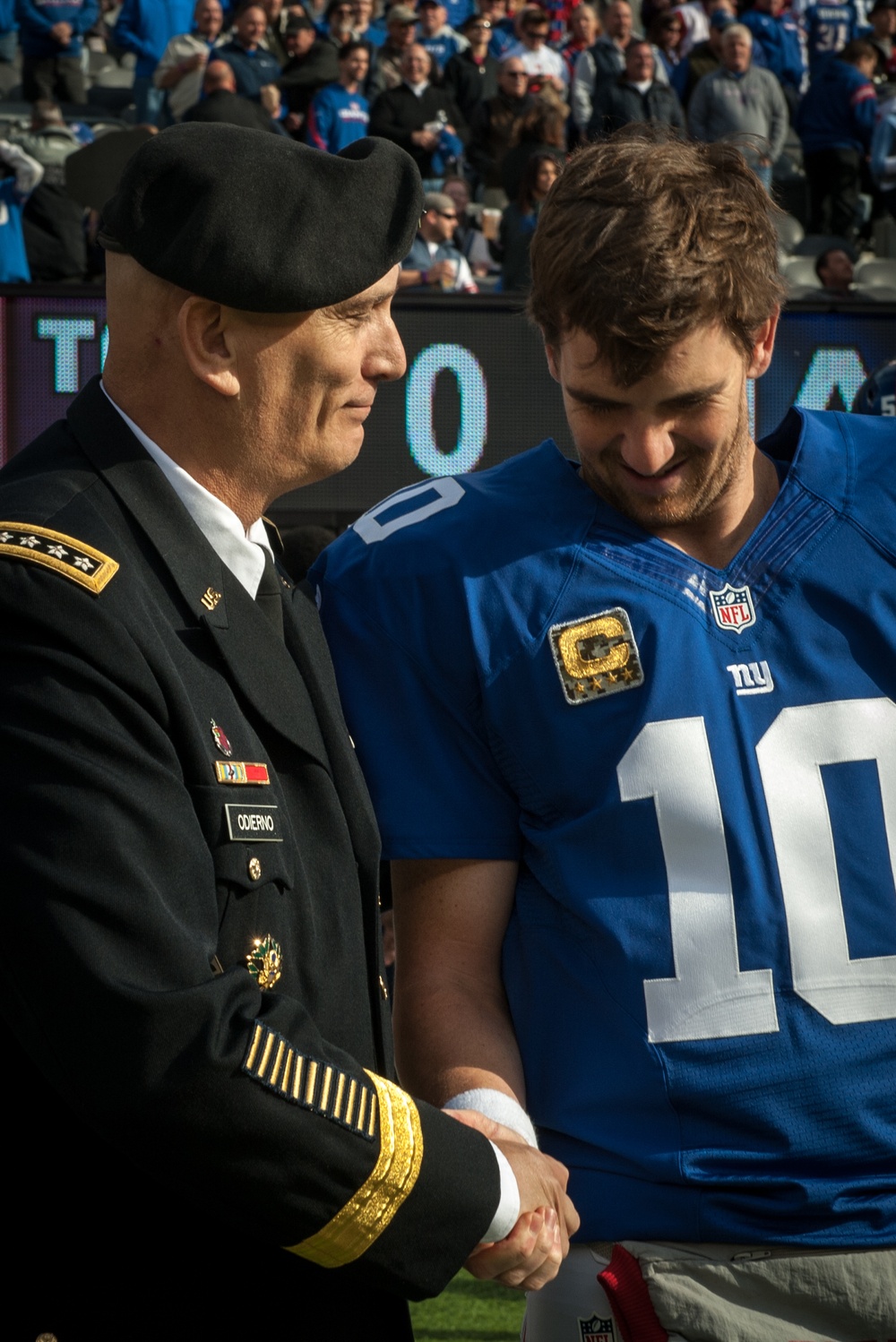 US Army Chief of Staff attends Salute to Services at MetLife Stadium