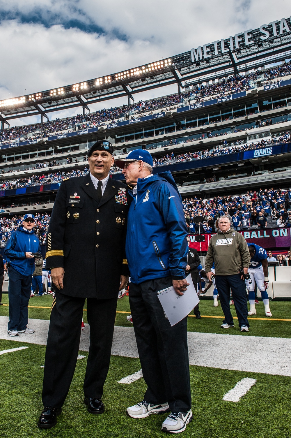 US Army Chief of Staff attends Salute to Services at MetLife Stadium