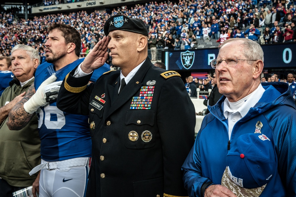 US Army Chief of Staff attends Salute to Services at MetLife Stadium