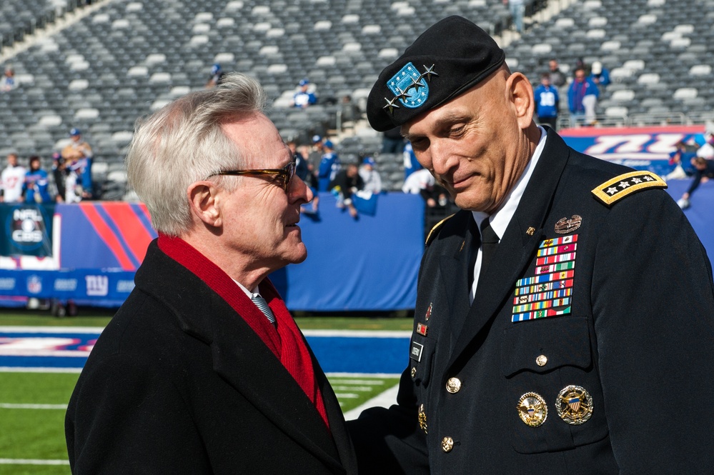 US Army Chief of Staff attends Salute to Services at MetLife Stadium