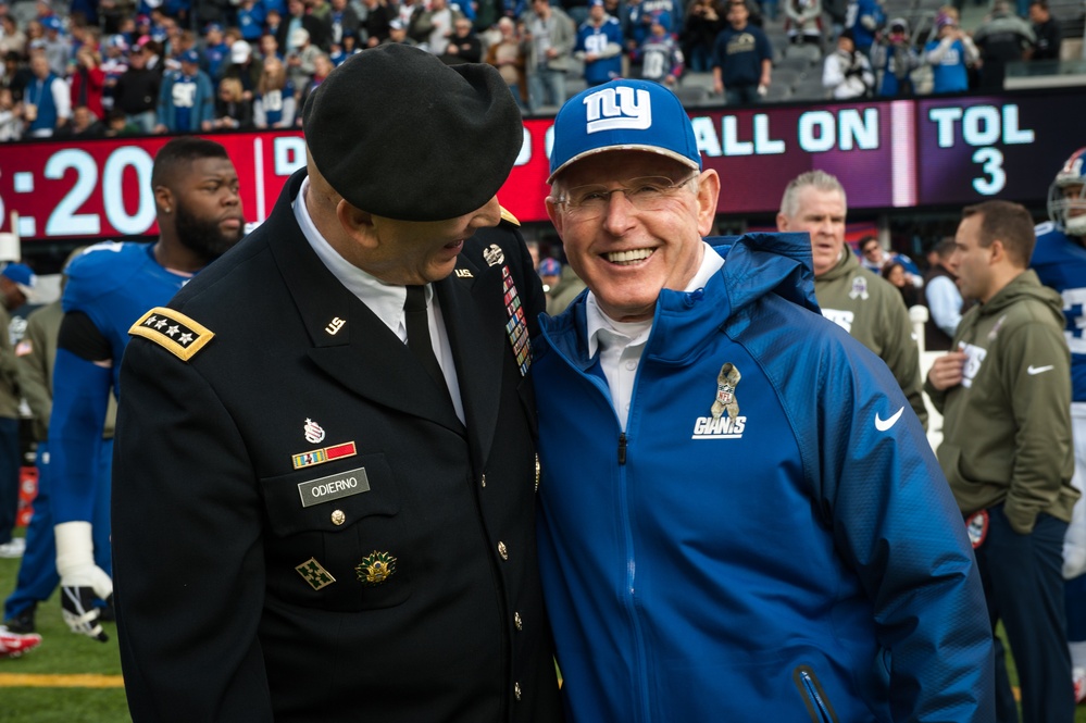 US Army Chief of Staff attends Salute to Services at MetLife Stadium