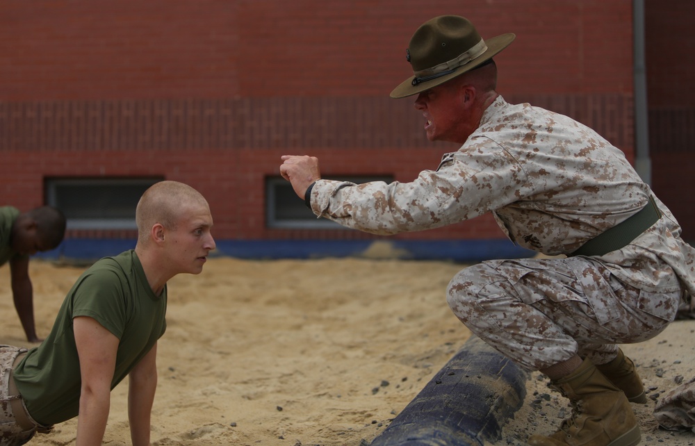 Photo Gallery: Marine recruits build discipline, endurance on Parris Island