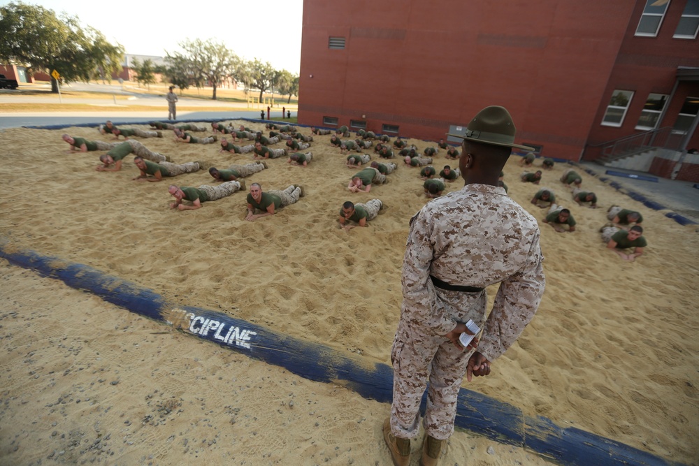 Photo Gallery: Marine recruits build discipline, endurance on Parris Island