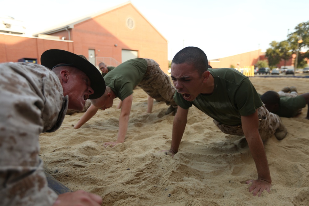Photo Gallery: Marine recruits build discipline, endurance on Parris Island