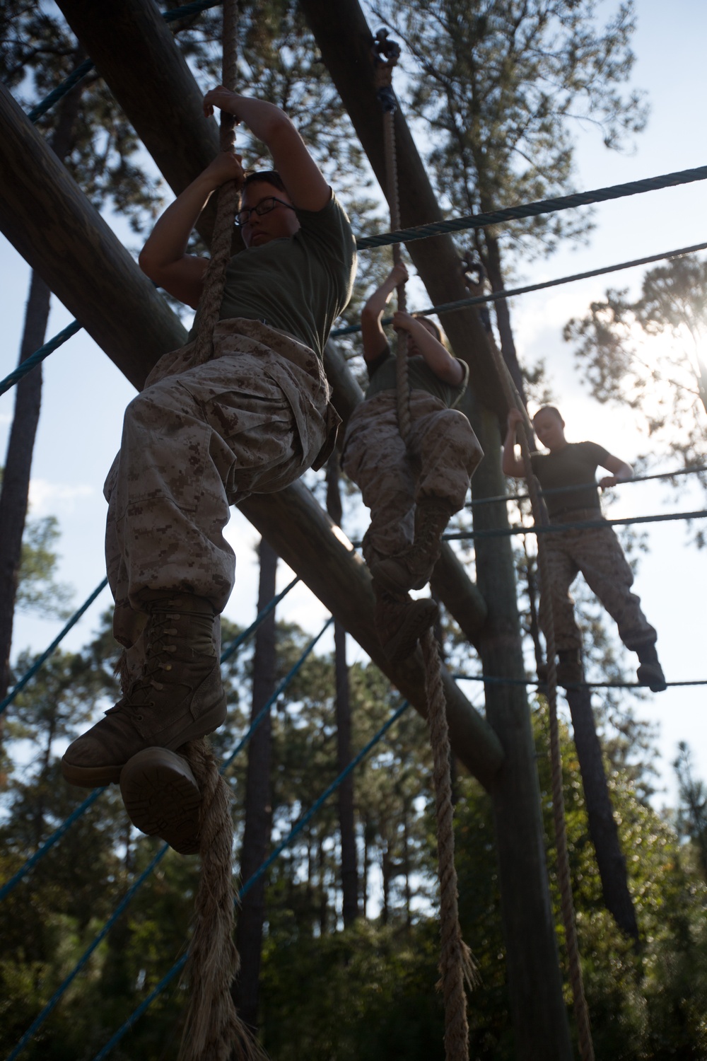 Photo Gallery: Marine recruits build confidence on Parris Island