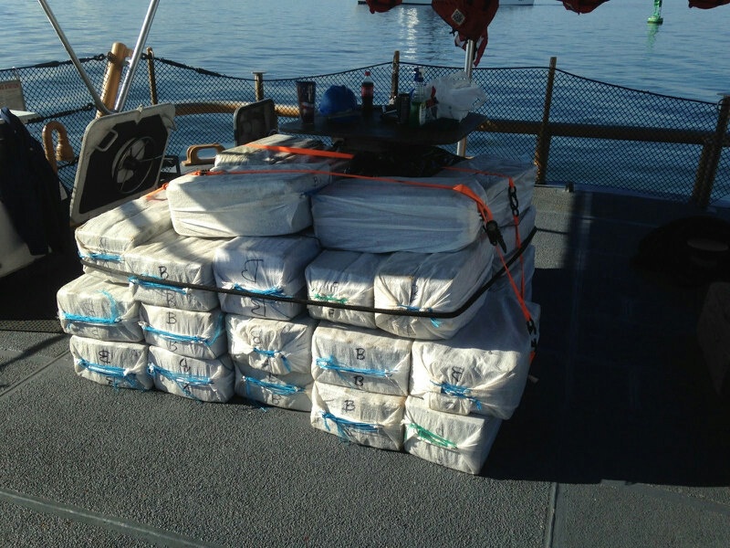 Coast Guard, Caribbean Border Interagency Group authorities seize $38 million dollar cocaine shipment in the Caribbean Sea