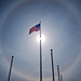 Solar halo dominates sky over Eglin